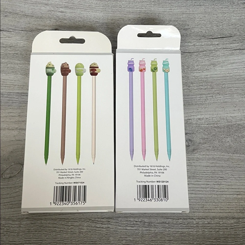 Colorful Mug and Fruit Ballpoint Pens Set